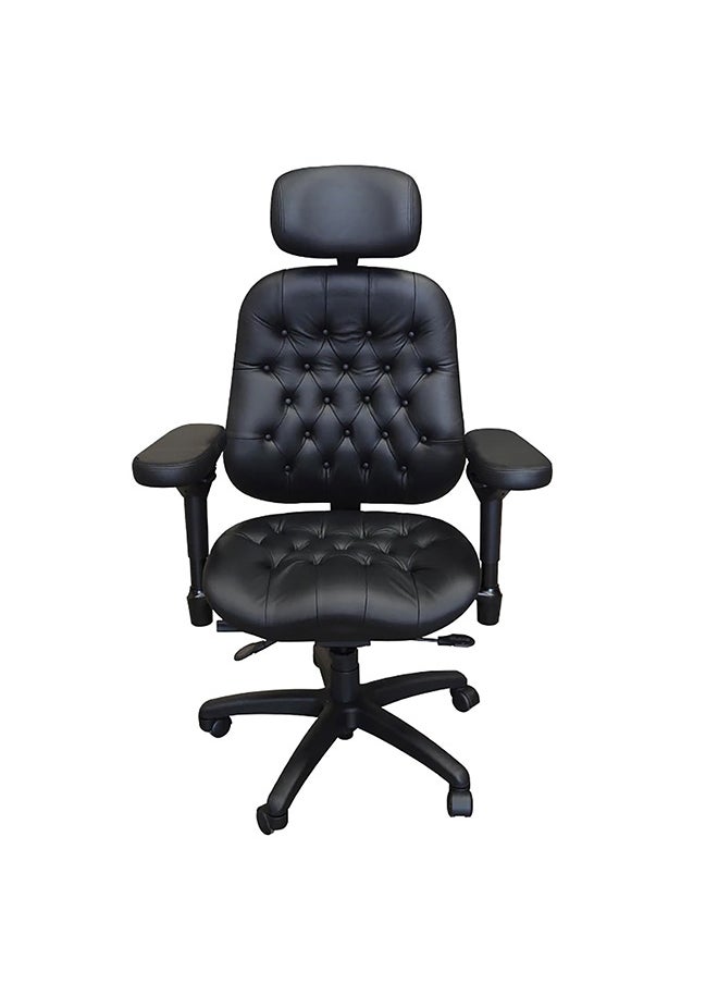 BACK COMFORT Luxury Real Leather Office Chair | Full Back Support | Fully Adjustable | 5 Years Warranty | BodyBilt USA  - Image 2