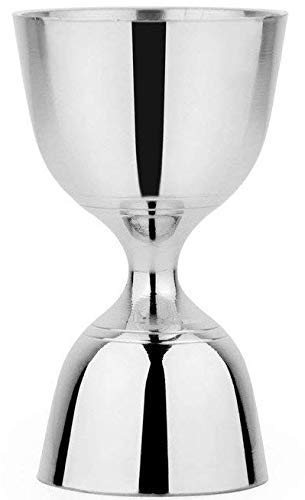 NJ Double Jigger, Electro Plated Nickel Silver with Chrome Finish Cup - Image 3