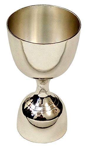 NJ Double Jigger, Electro Plated Nickel Silver with Chrome Finish Cup - Image 5