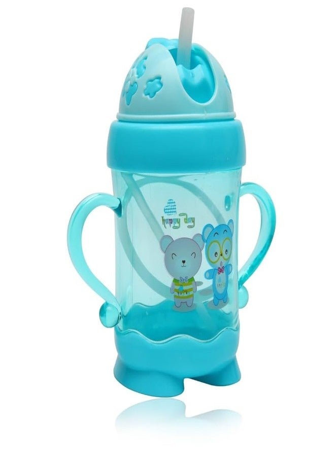 أليا زجاجة رضاعة للأطفال من Alya The Cheeky Kidzz Premium بسعة 250 مل، مزودة بماصة، مناسبة لإطعام الأطفال بالماء والحليب والسوائل (التصميم 604). - Image 2