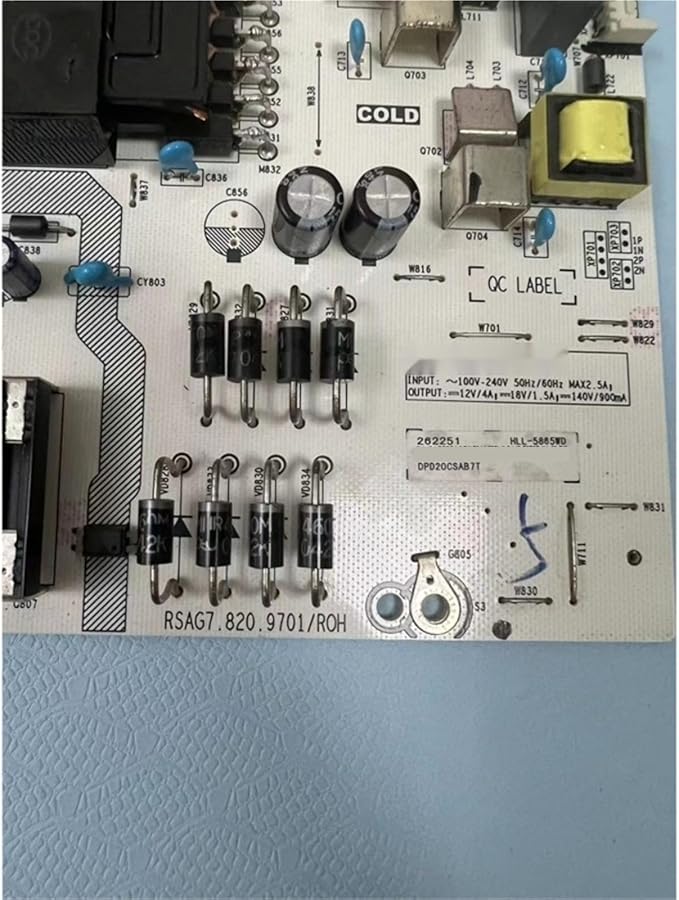 Hisense 70H6570G 70A6G Power Supply Board HLL 5865WA RSAG7 820 9701 ROH - Image 3
