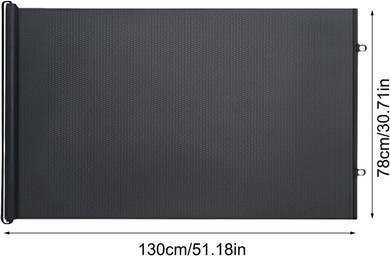 Dog Gate - No Drilling Retractable Safety Fence | Indoor Dog Cat Mesh Safety Gate | for Outdoor Home Bedroom Living Room Bathroom Hallway Staircase Porch Garage Garden - Image 5