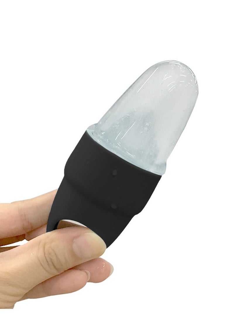 Zikra Small Cube Ice Roller For Face and Eyes Small Ice Roller Ice Cube for Eyes and Neck, Brightens Skin, Enhances Natural Glow, Reusable Facial, Facial Cryotherapy (Black) - Image 2