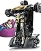 Veeniix V992 Transform Remote Control Car Transform Robot RC Cars 114 Scale 2in1 Robot Toy Car with Sound Light Gesture Sensing Automatic Deformation Great Gift Toys for Boys and Girls 46 Golden - Image 3