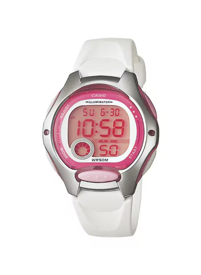 كاسيو ساعة يد نسائية رقمية من الراتنج -- -  مم