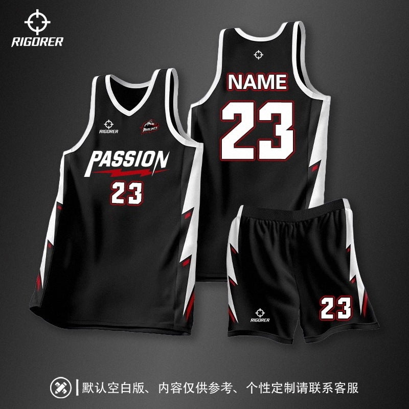 Basketball Uniform Suit Men'S Custom Basketball Clothes Summer Student Team Game Training Team Uniform American Jersey Customization - Image 1
