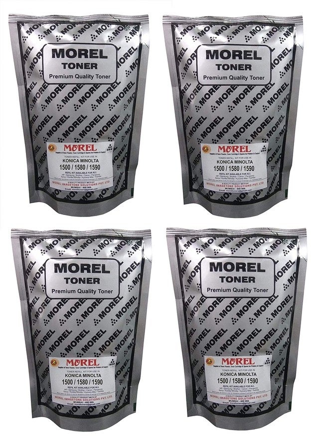MOREL Toner Powder Pouch for USE in KONICA MINOLTA MF 1500/1580 / 1590 Printer Pack 4 Weight 100 GMS