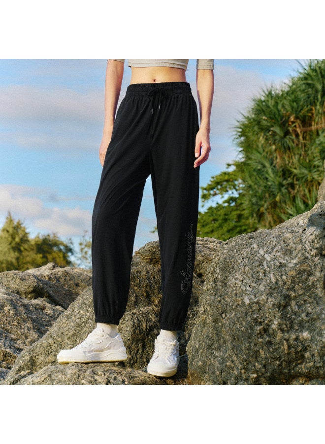 إكستيب 【الإصدار الثالث من Mianmian Ice】بناطيل الحماية من الشمس للنساء، بناطيل الصيف خفيفة الوزن المحبوكة، بناطيل الرياضة القابلة للتنفس والمريحة للبشرة في الهواء الطلق - Image 5