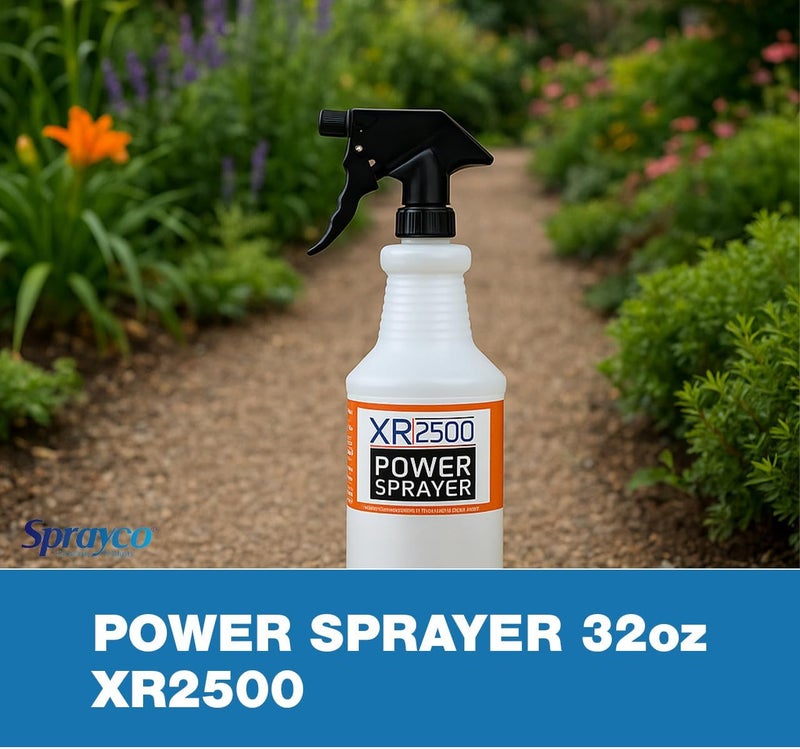 Sprayco Power Spray Bottles with High Output and Dilution Scale, Fully Adjustable and Chemically Resistant, 32oz, 2-Pack - Image 4
