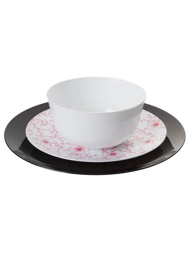 Trendables ™ Premium Trend White Plastic Bowls, Disposable Food Grade Plastic Bowls - 40 Pack - Image 3