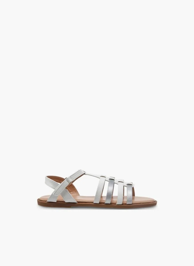 Flora Bella By Shoexpress Flora Bella Girls Hook & Loop Flat Sandals