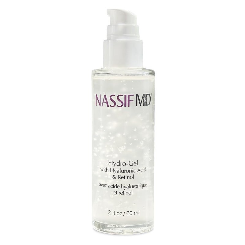 NassifMD Hydro-Gel with Hylauronic Acid Moisturizer, Salicylic Acid Serum, Retinol Serum for Face - Image 1