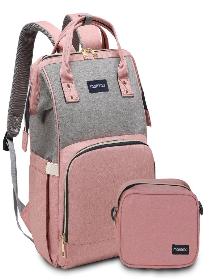 MAMMA Diaper Bag for Mothers for Travel | Baby Bag for Mother Travel, Diaper Bags for Mom and Hospital Bag for Delivery Women Includes Small Diaper Handbag for Day Outings with 9 Month Warranty - Image 1