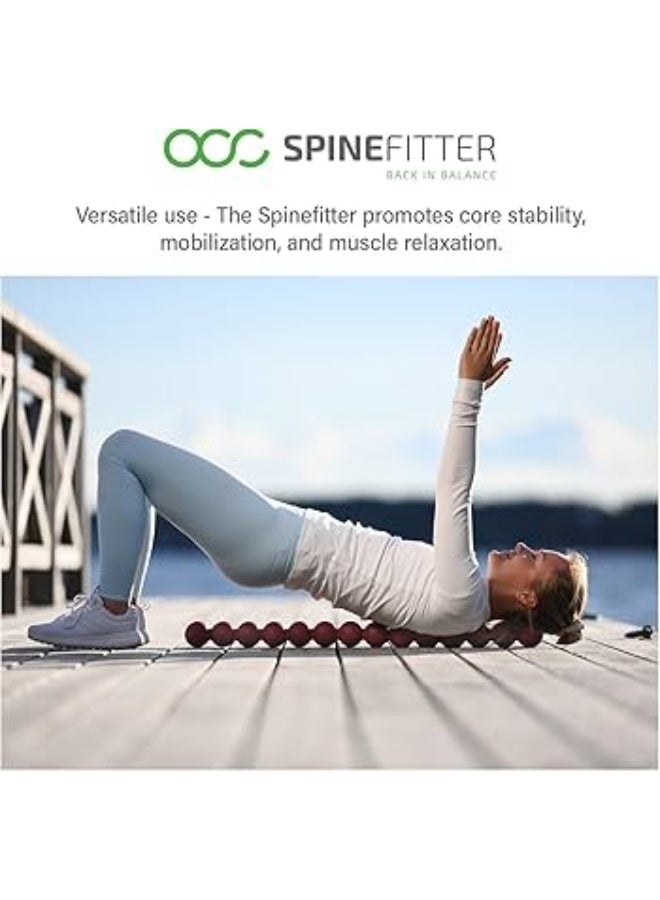 سيسيل SISSEL Spinefitter® أسود – مدلك للظهر والتوازن، يخفف التوتر والانسدادات، مدرب للظهر لإرخاء العمود الفقري، مثالي للبيلاتس واليوغا والاستخدام المنزلي - Image 5