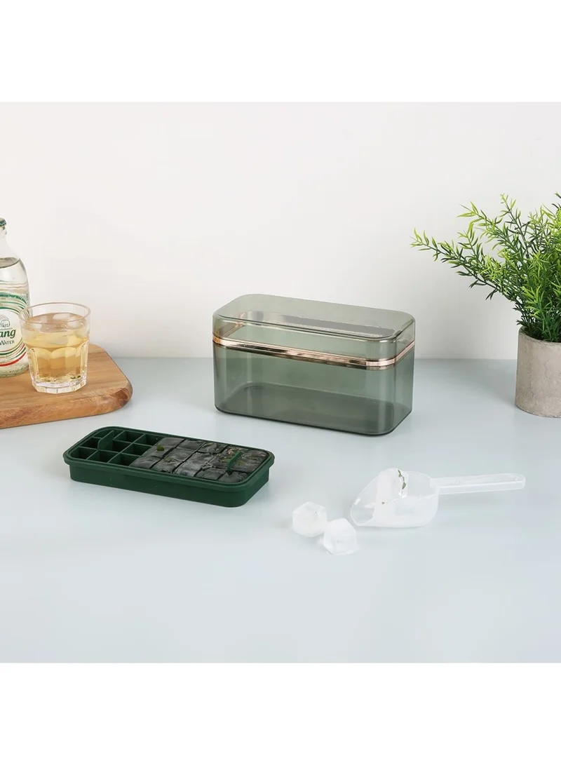 DANUBE HOME Danube Essential 4-Piece Ice Maker Box Set With Lid Light Green 20 X 10 X 10.5 CM