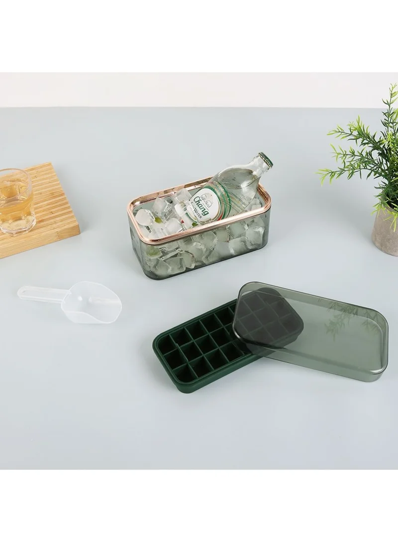 DANUBE HOME Danube Essential 4-Piece Ice Maker Box Set With Lid Light Green 20 X 10 X 10.5 CM