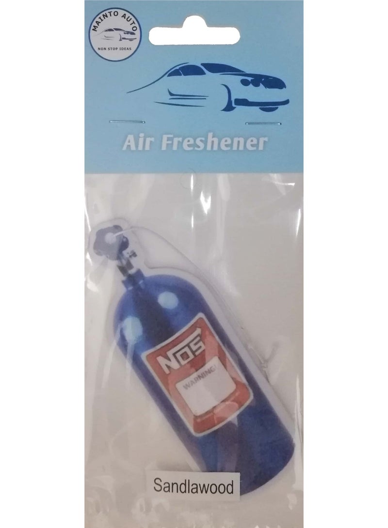 مينتو اوتو بطاقة عطر معلقة للسيارة - رائحة: خشب الصندل (حزمة من 15 قطعة) للسيارة. - Image 2