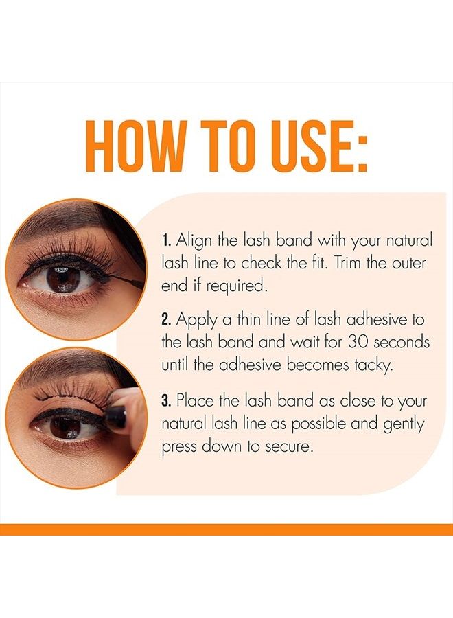 DUO Brush-on Strip Lash Adhesive | Dark | Fast-Drying False Eyelash Adhesive | 0.18 Oz. 2-Pack - Image 5