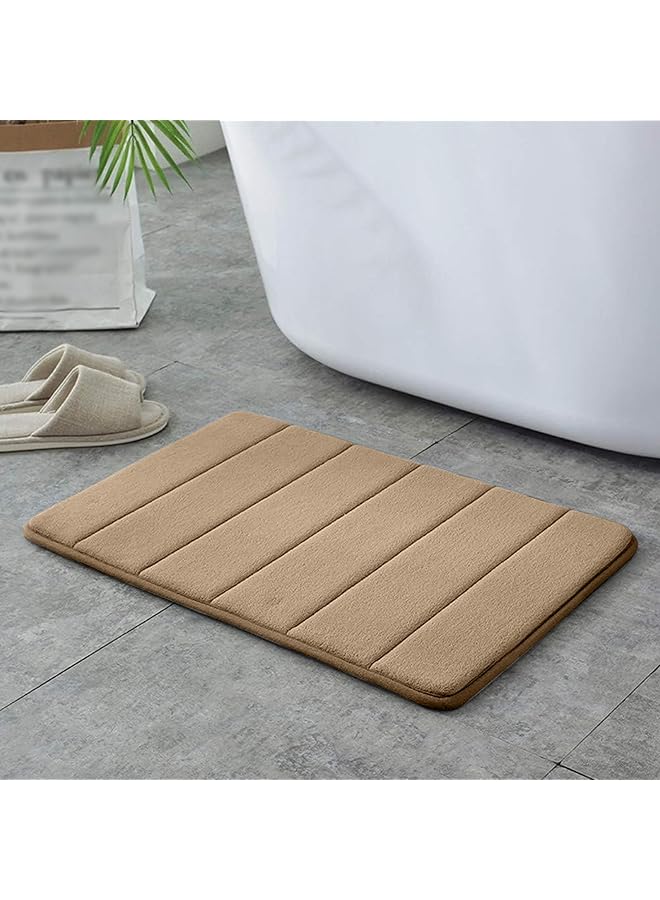 هوم برو سجادة حمام تابات بنية اللون 40×60 سم - Image 2