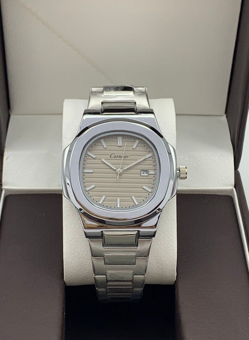 Men's watch against water, steel
