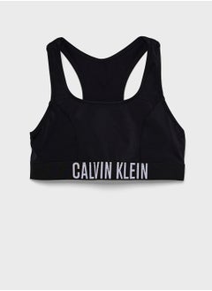 Calvin Klein Jeans Kids Logo Detailed  Bralette Bikini Set  - Image 2