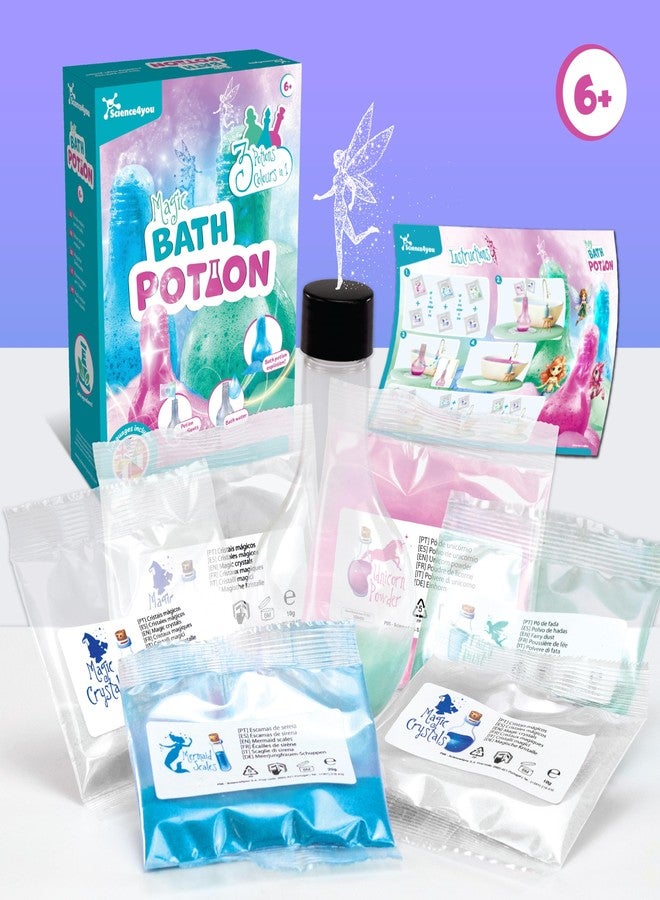 Science4you Bath Potions for Kids +6 - Potions Making Kit, Bath Bombs, Educational Science Kits: 3 Bath Experiments, Stem Toys, Cosmetic Gift Ideal to Birthday, Easter, Christmas for Girls Age 6 7 8+ - Image 2