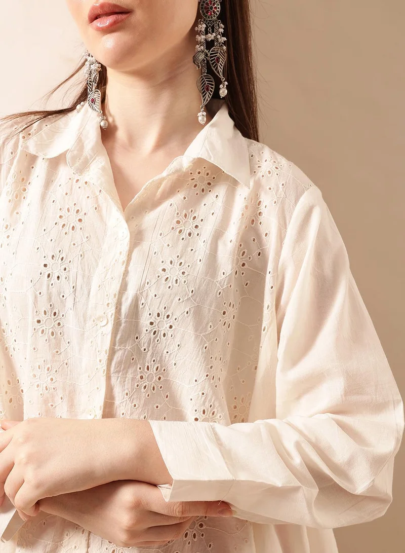 آي شين Graceful Natural A Line Tops