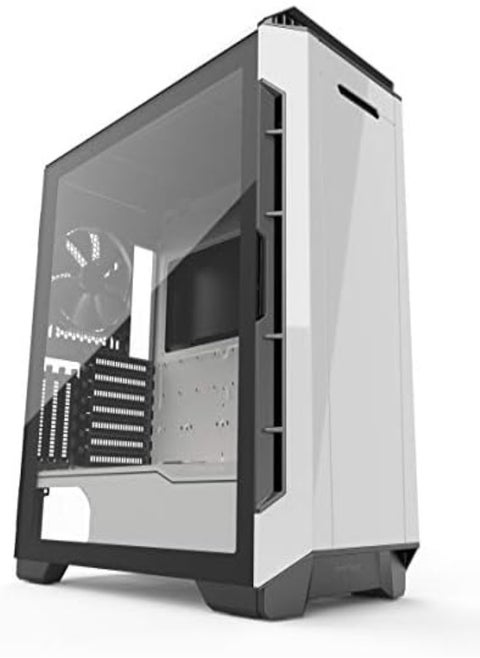 (PH-EC600PSTG_WT01) Eclipse P600S Hybrid Silent and Performance ATX Chassis -Tempered Glass, Fabric Filter, Dual System Support, PWM hub, Sound dampening Panels, Glacier White