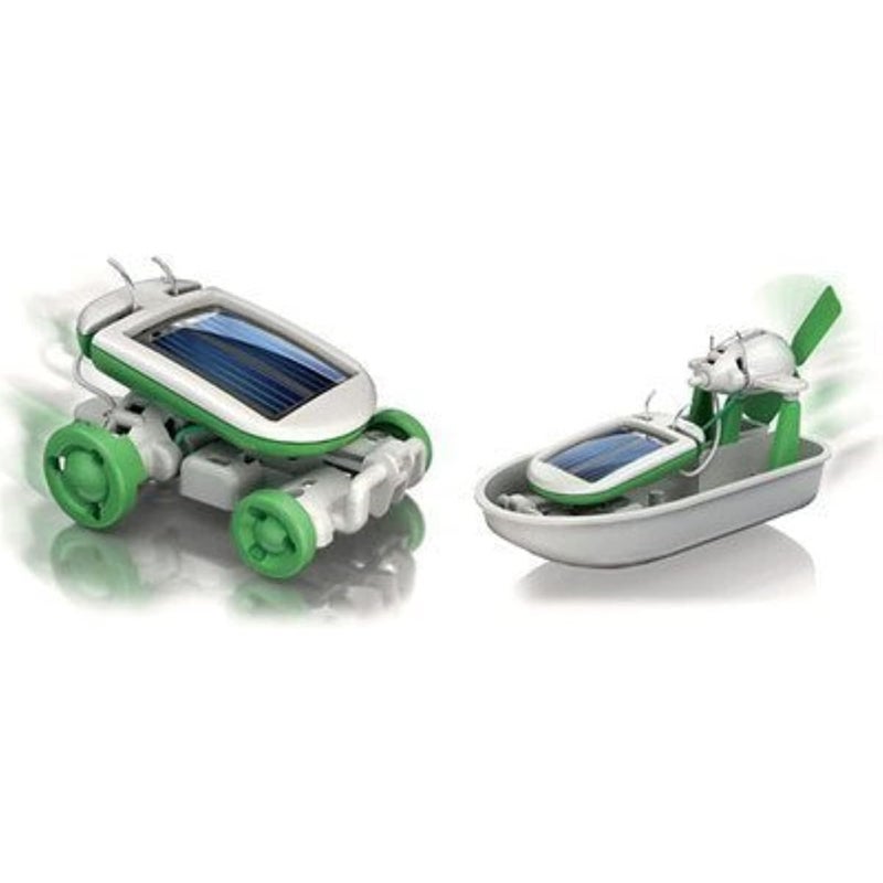 ZAMZIN 6-in-1 Solar Robot Kit for Kids, Educational STEM Toy for Learning Solar Energy, Build Car, Robot, Fan, Boat, Ideal for Kids and Adults, Battery-Free Fun and Learning - Image 2