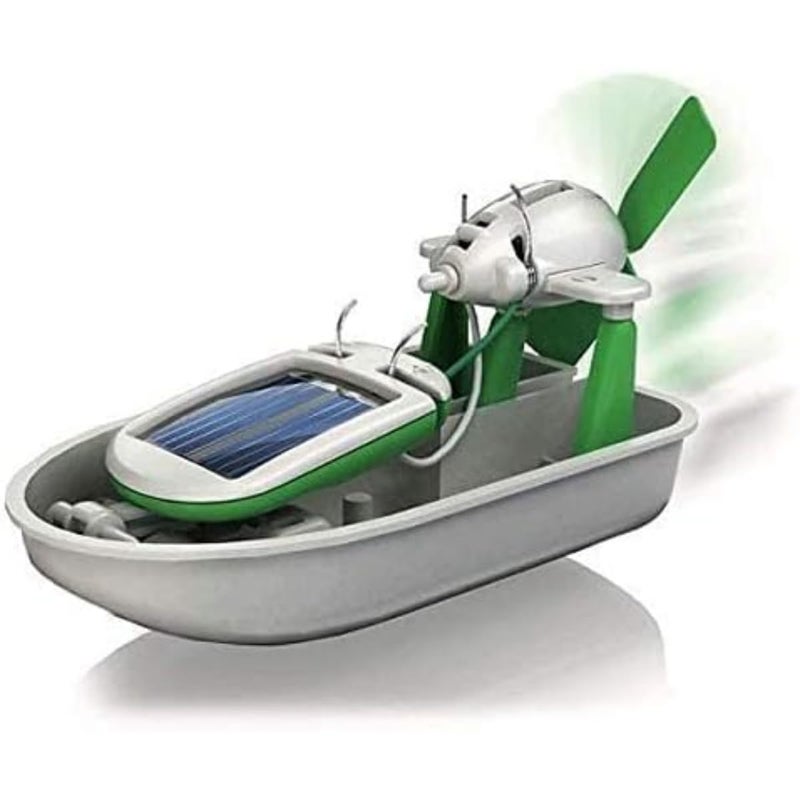 ZAMZIN 6-in-1 Solar Robot Kit for Kids, Educational STEM Toy for Learning Solar Energy, Build Car, Robot, Fan, Boat, Ideal for Kids and Adults, Battery-Free Fun and Learning - Image 4
