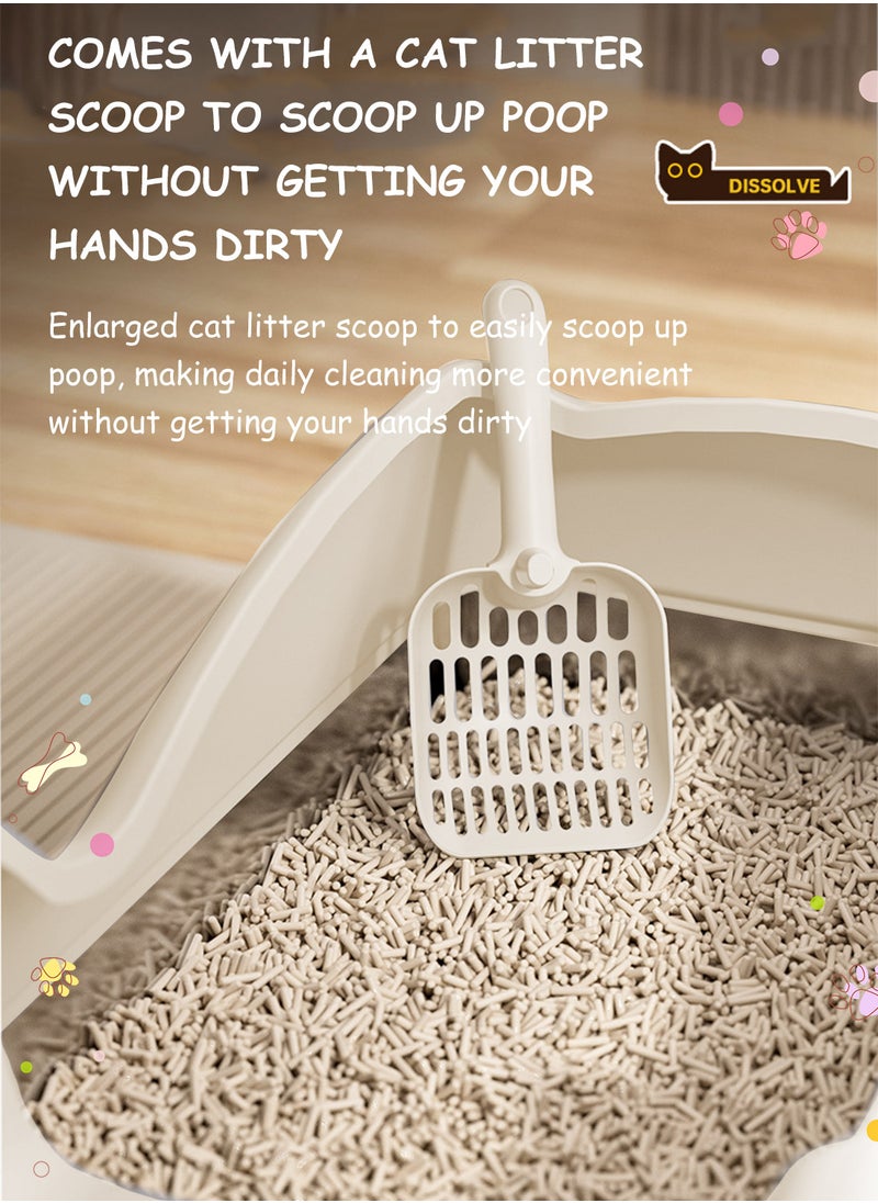 Kidle Stainless Steel Cat Litter Box Metal Cat Litter Box Tray with High Wall Sides Easy to Clean  - Image 2