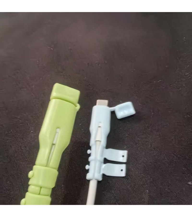 ٢/٨/١٠/١٢ قطعة واقي بيانات سيليكون لكابل USB-C مضاد للالتواء والكسر - Image 5