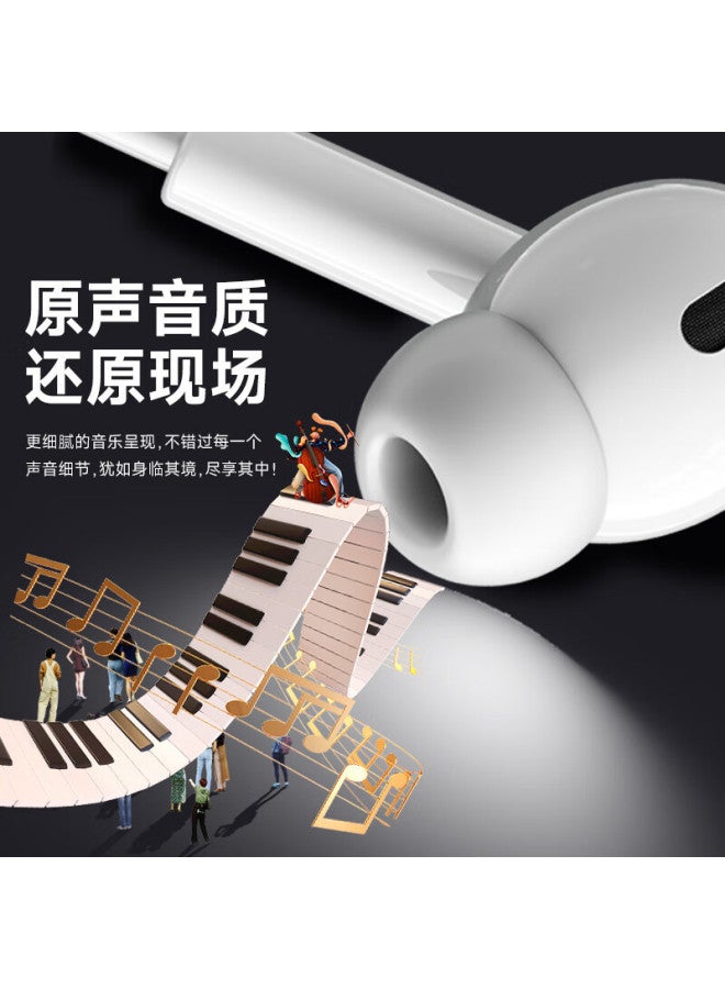 aigo Semi-in-ear Wired Earphones, Mobile Phone Earphones, Player Music Earphones - Image 3
