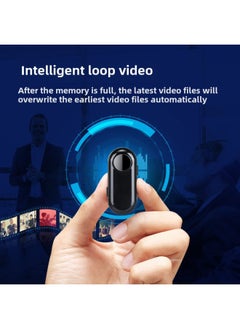 Generic Thumb Sports Camera 4K HD Convenient Motorcycle Riding Shooting Recorder Video Artifact Back Clip Camera-Body Color:Back Clip  32g Memory Card  - Image 3