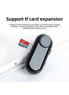 Generic Thumb Sports Camera 4K HD Convenient Motorcycle Riding Shooting Recorder Video Artifact Back Clip Camera-Body Color:Back Clip  32g Memory Card  - Image 5