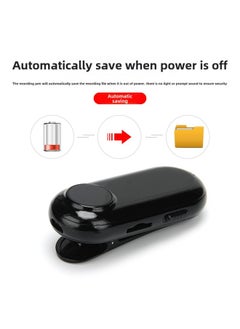 Generic Thumb Sports Camera 4K HD Convenient Motorcycle Riding Shooting Recorder Video Artifact Back Clip Camera-Body Color:Back Clip  32g Memory Card  - Image 4