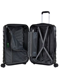 Hard Case Travel Bag Cabin Luggage Trolley TPO Lightweight Suitcase 4 Quiet Double Spinner Wheels with TSA Lock KK30 Black - pzsku/Z3CD91DA3C11DBCB1CF02Z/45/_/1692680829/b6ea0217-d06b-49cd-8d87-d2d859beb20d