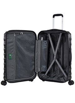 Hard Case Travel Bag Cabin Luggage Trolley TPO Lightweight Suitcase 4 Quiet Double Spinner Wheels with TSA Lock KK30 Black - pzsku/Z3CD91DA3C11DBCB1CF02Z/45/_/1692680830/9147efa1-32f3-445d-ab4f-c888b2b0c029