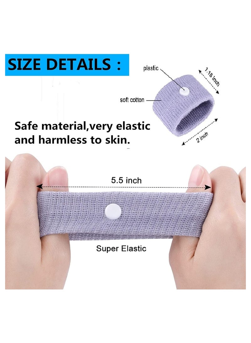 3 أزواج من الأساور المضادة لغثيان حركة السفر، والتي تستخدم تقنية الضغط الحركي لتوفير الإغاثة من الغثيان، وتستخدم للسيارات والطائرات والبحر. مناسبة للبالغين والأطفال، متوفرة بالألوان الأسود والرمادي و - Image 2