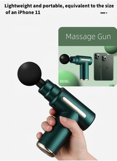 Goldfish (LCD Model)Mini Massage Gun Percussion Deep Tissues Muscle Massager Gun With 6 Speeds Massage Device Super Quiet Portable Electric Handheld Body Massager For Back Neck Pain Relief  - Image 2