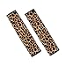 Dreaweet 2 Pcs Brown Leopard Print Seat Belt Cover Soft Car Seatbelt Pads Wild Cheetah Car Accessories Shoulder Strap Pad Covers for Women - Image 2
