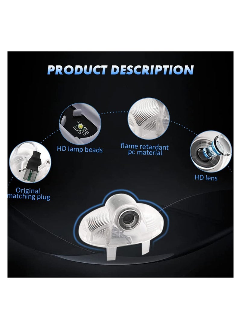SYOSI 4PCS Logo Door Light Projector Non-Fading for Mazda, Led Welcome Countesy Door Lights Logo Projection Car Decoratio High-Definition for CX-5 CX-7 CX-8 M6 MX5 RX7 RX8 A8 CX9 MX6 R3 M2 M3 M5 - Image 2