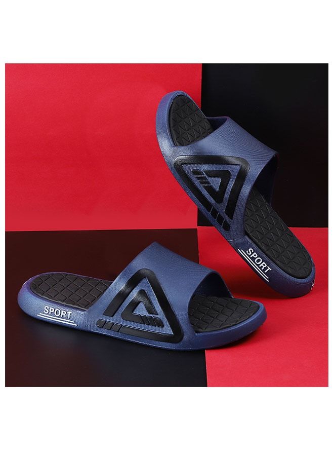 زي سي إم - هابي شبشب استحمام للجنسين صنادل مسطحة مانعة للانزلاق مناسبة للاستخدام في الهواء الطلق أو في الداخل أو في الحمام - Image 1