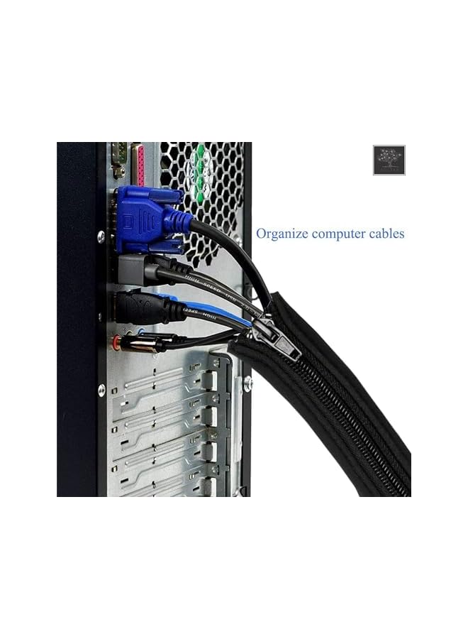 Green Tiger 274 Pcs Cable Management Kit, Cable Organizer for Home and Office. Useful for Power Cord, USB Cable, TV Cable, PC, Desktop Cable clips bundle, Cable Management Clips - Image 2