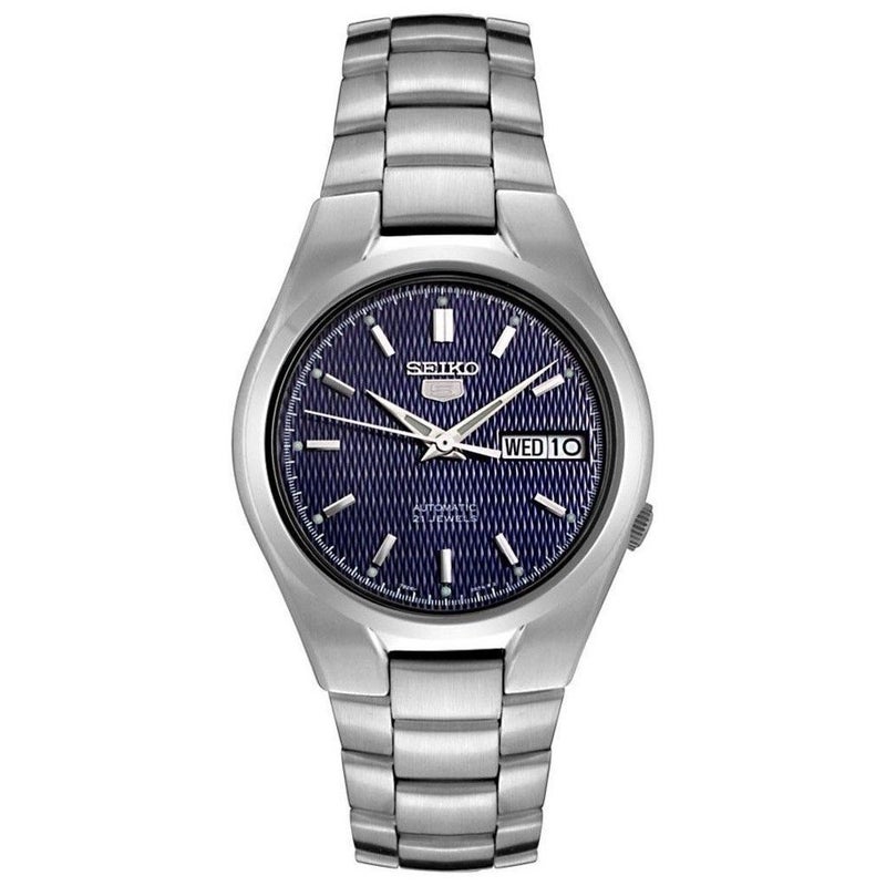 Seiko 5 Automatic 21 Jewels Blue Dial Stainless Steel SNK603K1 Analog Mens Watch - Image 1