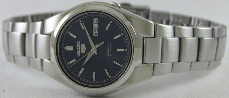 Seiko 5 Automatic 21 Jewels Blue Dial Stainless Steel SNK603K1 Analog Mens Watch - Image 4