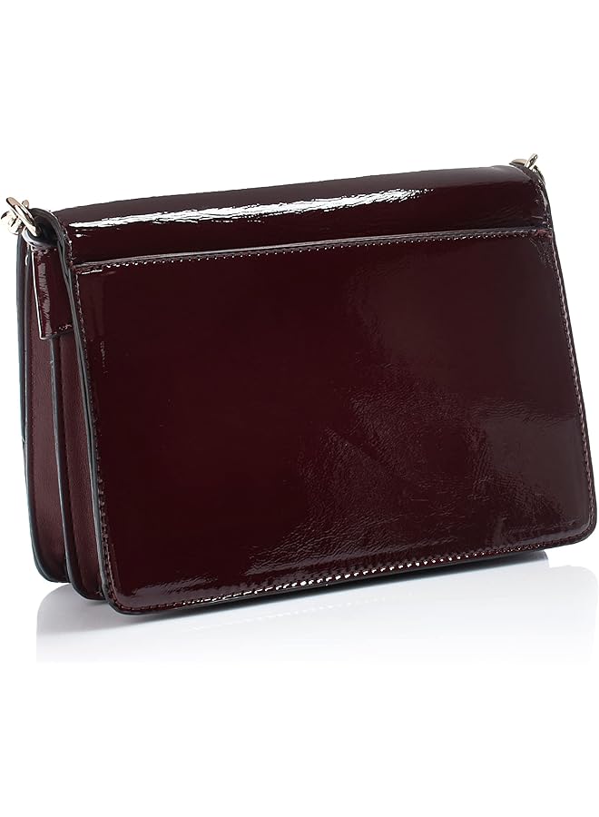 ناين ويست حقيبة كاثي كروس بودي ذات غطاء منسوج بلون ميرلو - Image 2