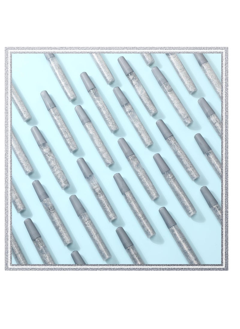 Generic - 30 Pcs Washable Glitter Glue Pens for Kids DIY Arts and Crafts Projects Scrapbooking and Holiday Card Decoration Silver - Image 1