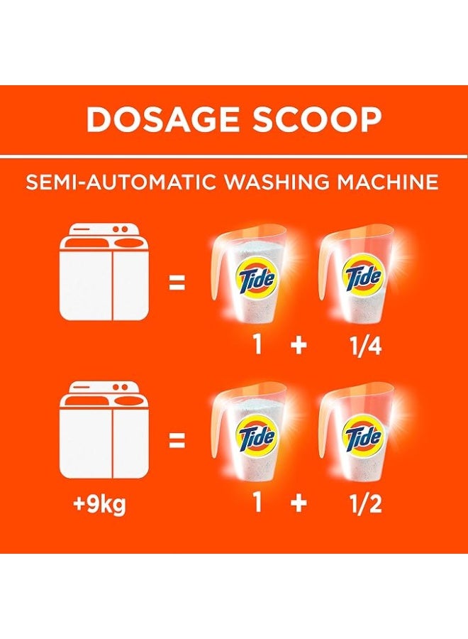 Tide Semi Automatic Fast Action Original Laundry Detergent Powder – 9 Kg - Image 5