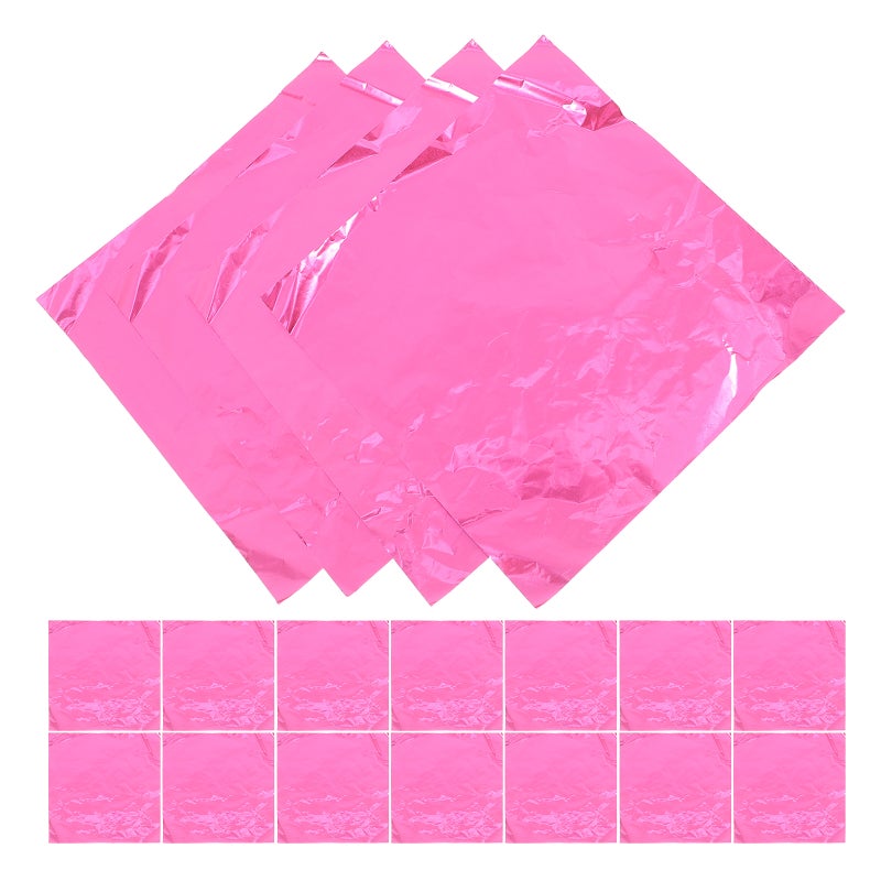 100pcs : Aluminum Foil Chocolate Wrapping Paper Homemade Chocolate DIY Packaging for Party Wedding Birthday 20*20cm - Image 5